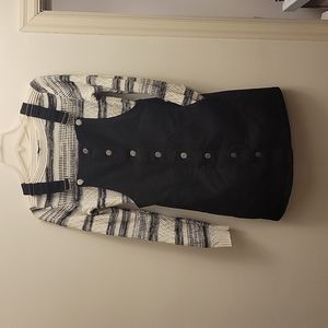 NBW SO xs black dress overalls